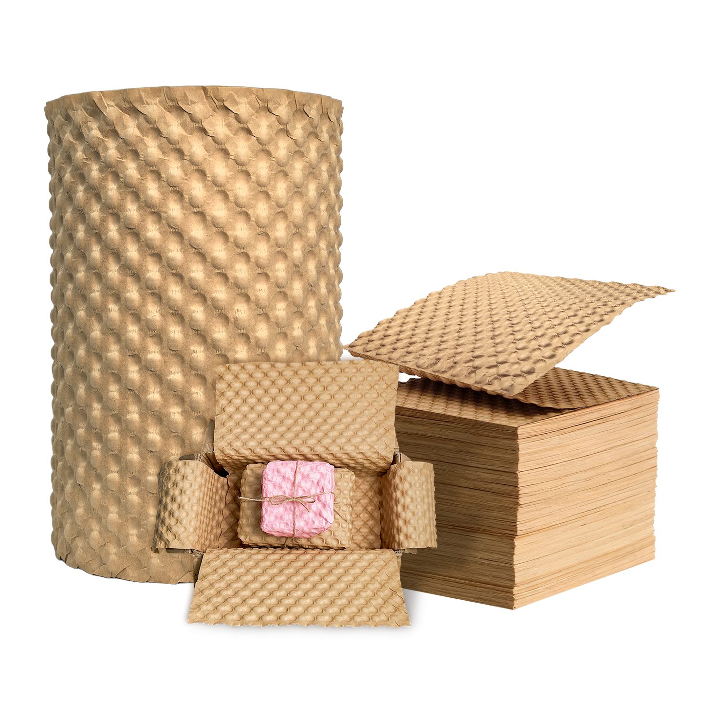 缓冲压泡牛皮纸